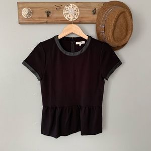 Madewell peplum top